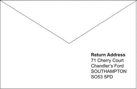 london england address format.